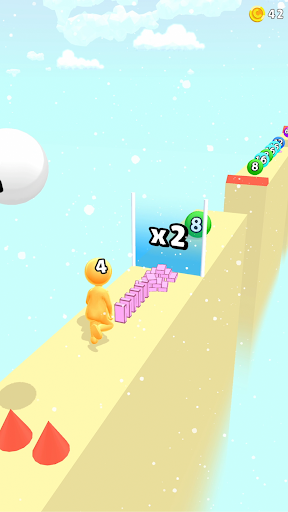 Stair Runner 2048 Run  Merge