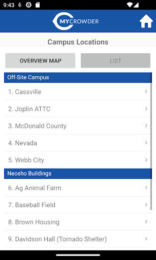 MyCrowder - Crowder College Screen 3