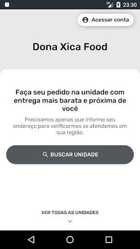 Android application Dona Xica Food screenshort