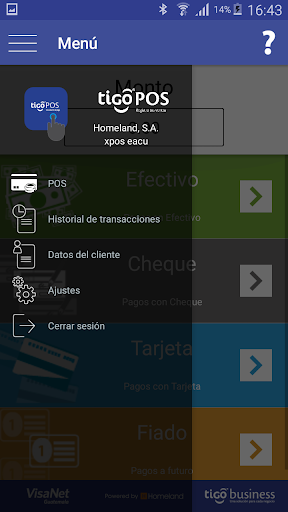 Tigo POS Screen 2