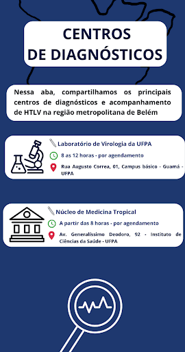 Android application HTLV INFO screenshort