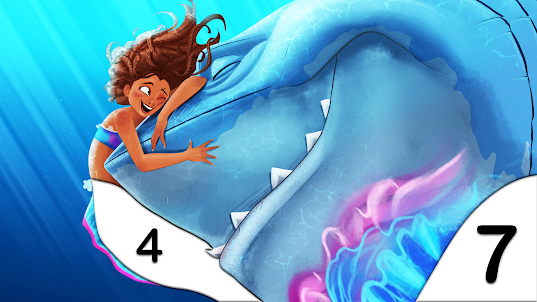 The Little Mermaid: Color Game