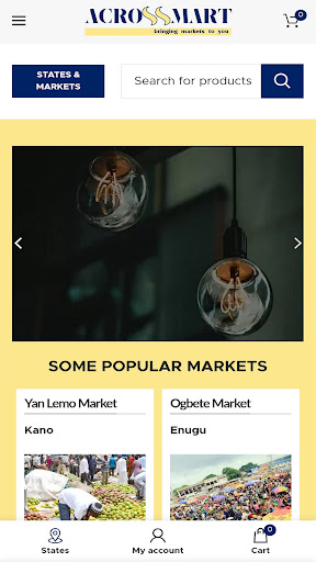 Android application AcrossMart screenshort