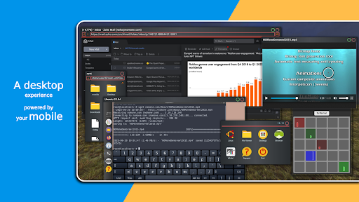 Android application NOMone Desktop - Linux and VR screenshort