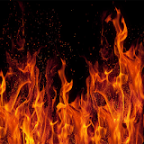 燃え上がる炎　ライブ壁紙 icon
