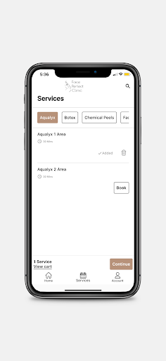 Face Perfect Clinic Screen 2