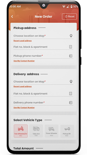 Android application Scooton: On Demand Delivery screenshort