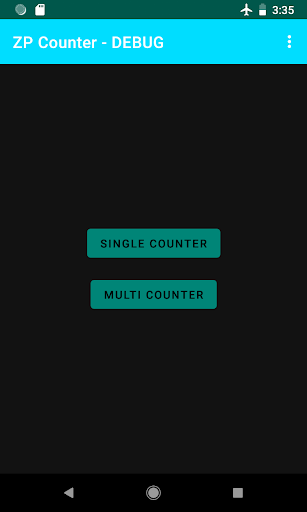 Android application ZP Counter screenshort