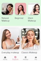 screenshot of Makeup Tutorial App