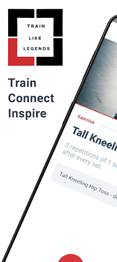 Android application Train Like Legends screenshort
