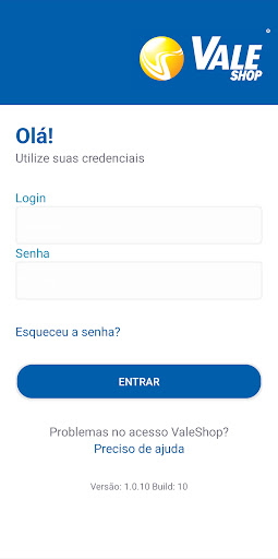 Android application ValeShop Gestor screenshort