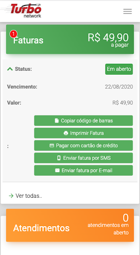 Android application TurboNetwork screenshort