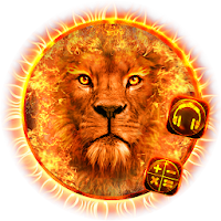 Golden Flaming Lion Theme