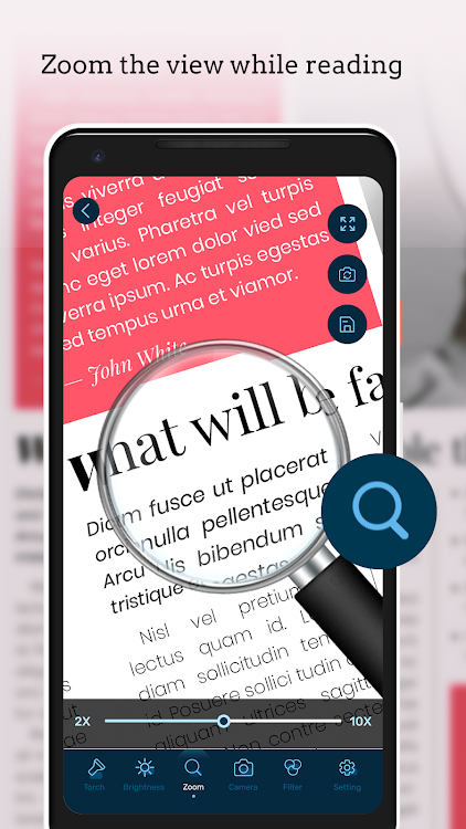 Magnifying Glass Flashlight - 1.0 - (Android)