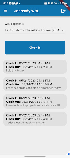 Jobready WBL Screen 2