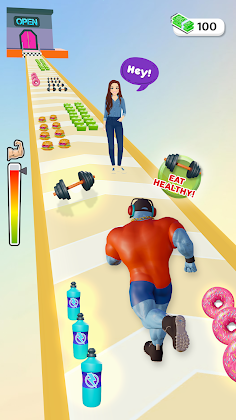 Muscle Rush Slap Smash Running - Screenshot 2