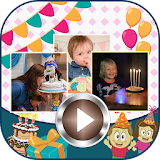 Birthday Movie Video Maker with Music icon