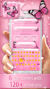 Pink Butterfly Keyboard For PC installation