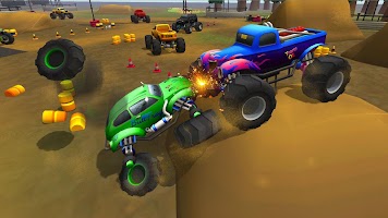 Monster Trucks Rival Crash Demolition Derby Game