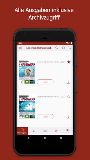 Android application LebensmittelHandwerk screenshort