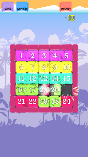 Sliding Numbers Puzzle - Magic Screen 3