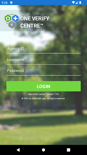 Android application ONE Verify Centre™ screenshort