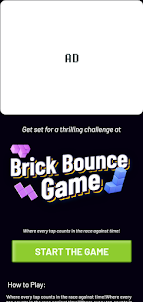 Brick Bounce Game
