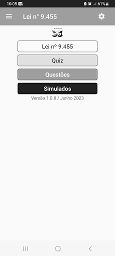 Android application Lei n° 9.455 Crimes de Tortura screenshort