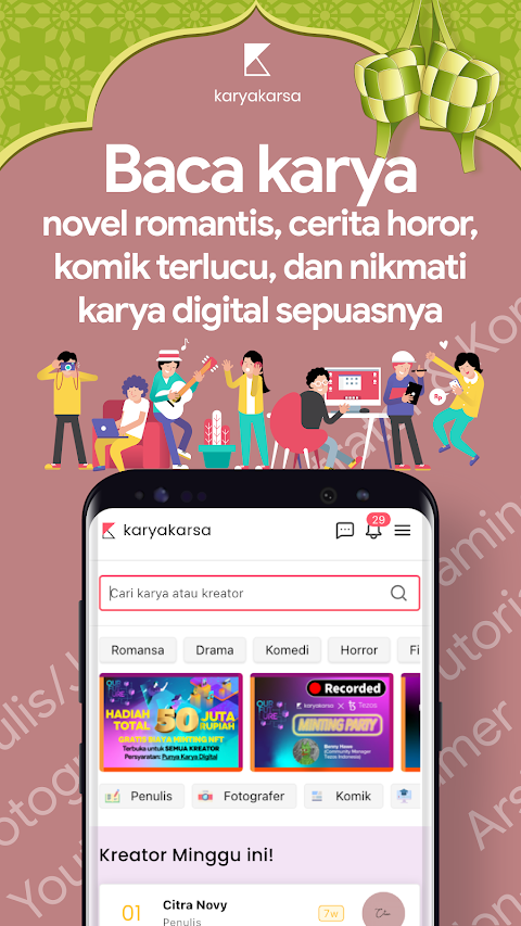 KaryaKarsa: Baca & Buat Ceritaのおすすめ画像1