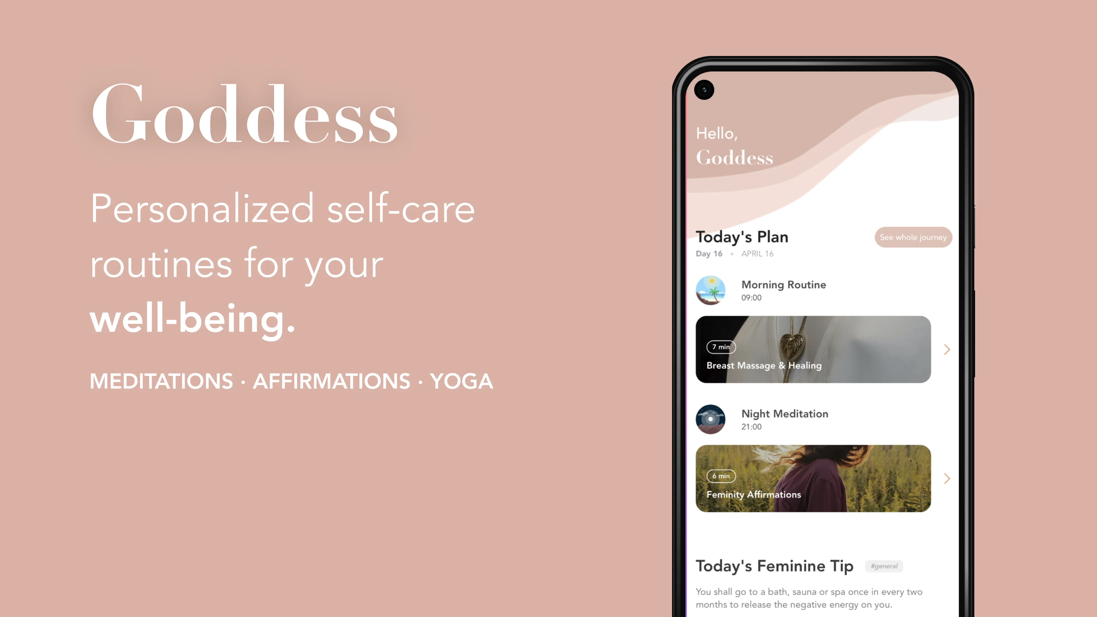 Android Apps by Goddess Wellbeing, Inc. on Google Play
