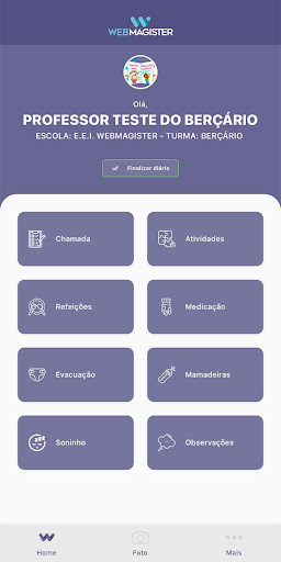 Android application WebMagister screenshort