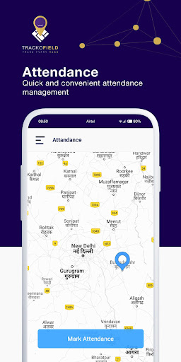 Android application TrackoField Admin screenshort