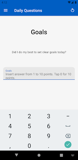 Android application Daily Questions screenshort