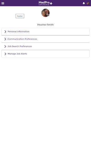 MedPro Experience Plus Screen 2