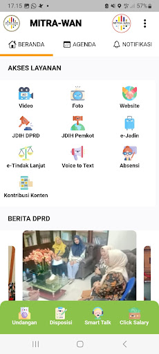Android application Mitra-Wan screenshort