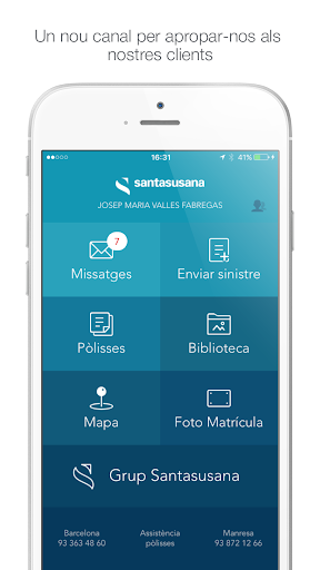 Android application SantasusanApp screenshort