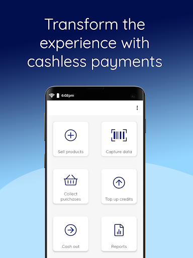 Android application Cashless Pro screenshort