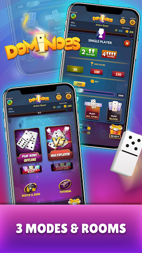 Dominoes - Offline Free Dominos Game APK-MOD(Unlimited Money Download) screenshots 1