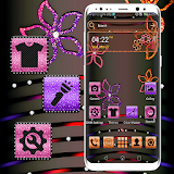 Glitter Flower Launcher Theme icon