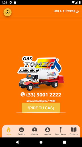 Tomza Jalisco App Screen 2