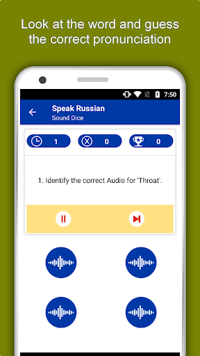 Screenshot of Learn Russian Language Offline