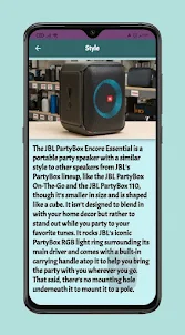 JBL Partybox Encore Guide