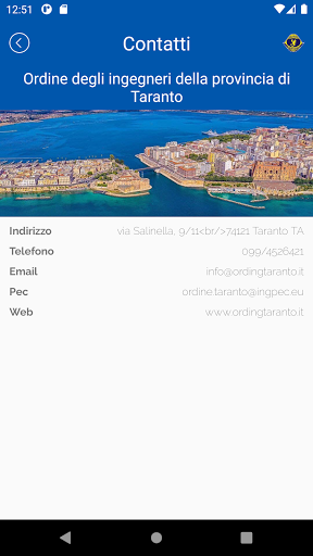 Ordine Ingegneri Taranto Screen 3