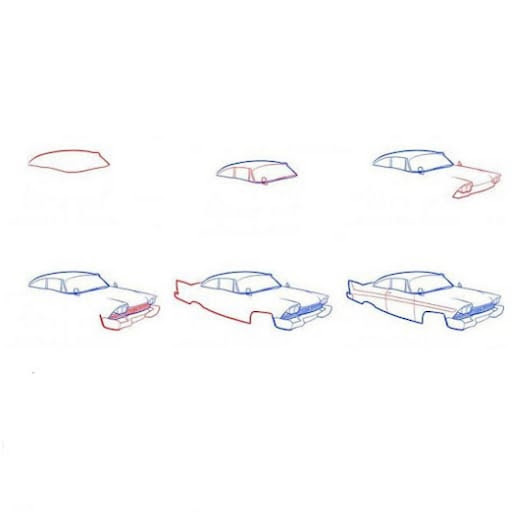 How to draw cars