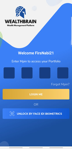 Android application WealthBrain screenshort