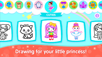 Game screenshot Kids Coloring Games for Girls mod apk