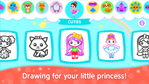 Bini Game Drawing for kids app 2.9.0 APK + Mod (Unlocked) for Android