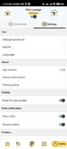 Ifes Lounge Merchant App