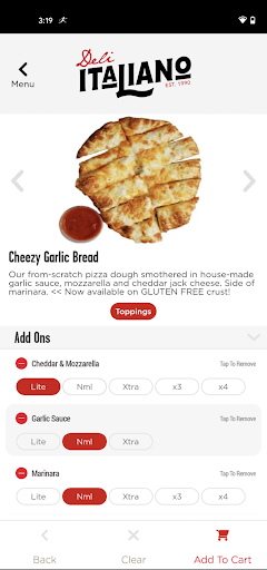 Screenshot of Deli Italiano