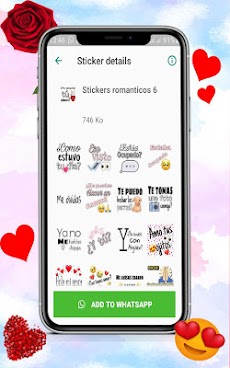 Stickers romanticos y frasesのおすすめ画像4